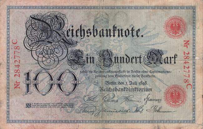 100 Mark 1898 E/C Ro.17